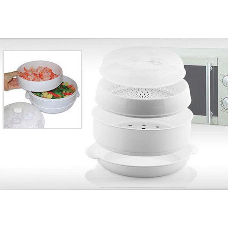 Caçarola a Vapor para Micro-ondas – Cozinhe de Forma Rápida e Saudável!"