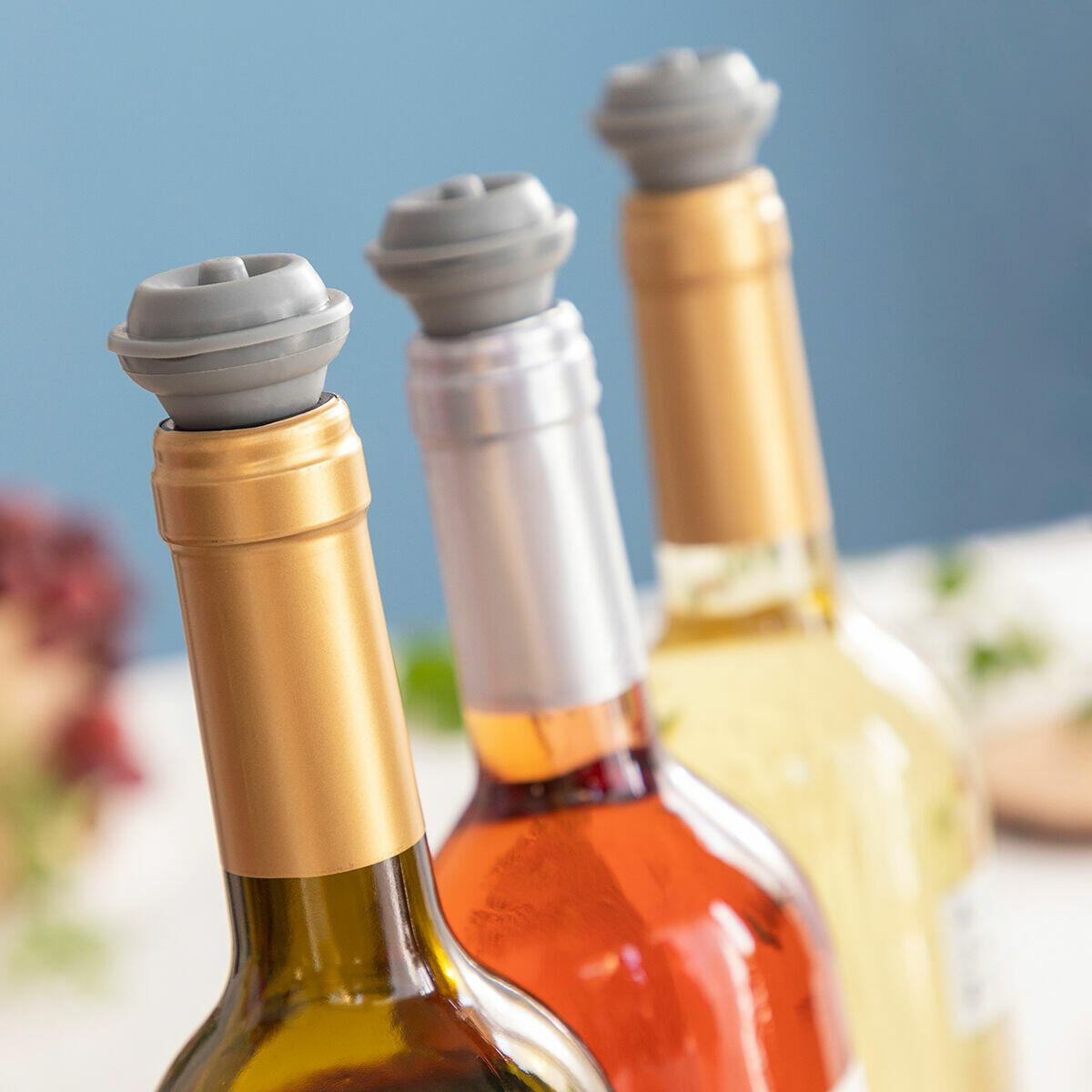 Kit de Conservação para Vinho Winuum: Bomba de Vacío + 4 Tapones