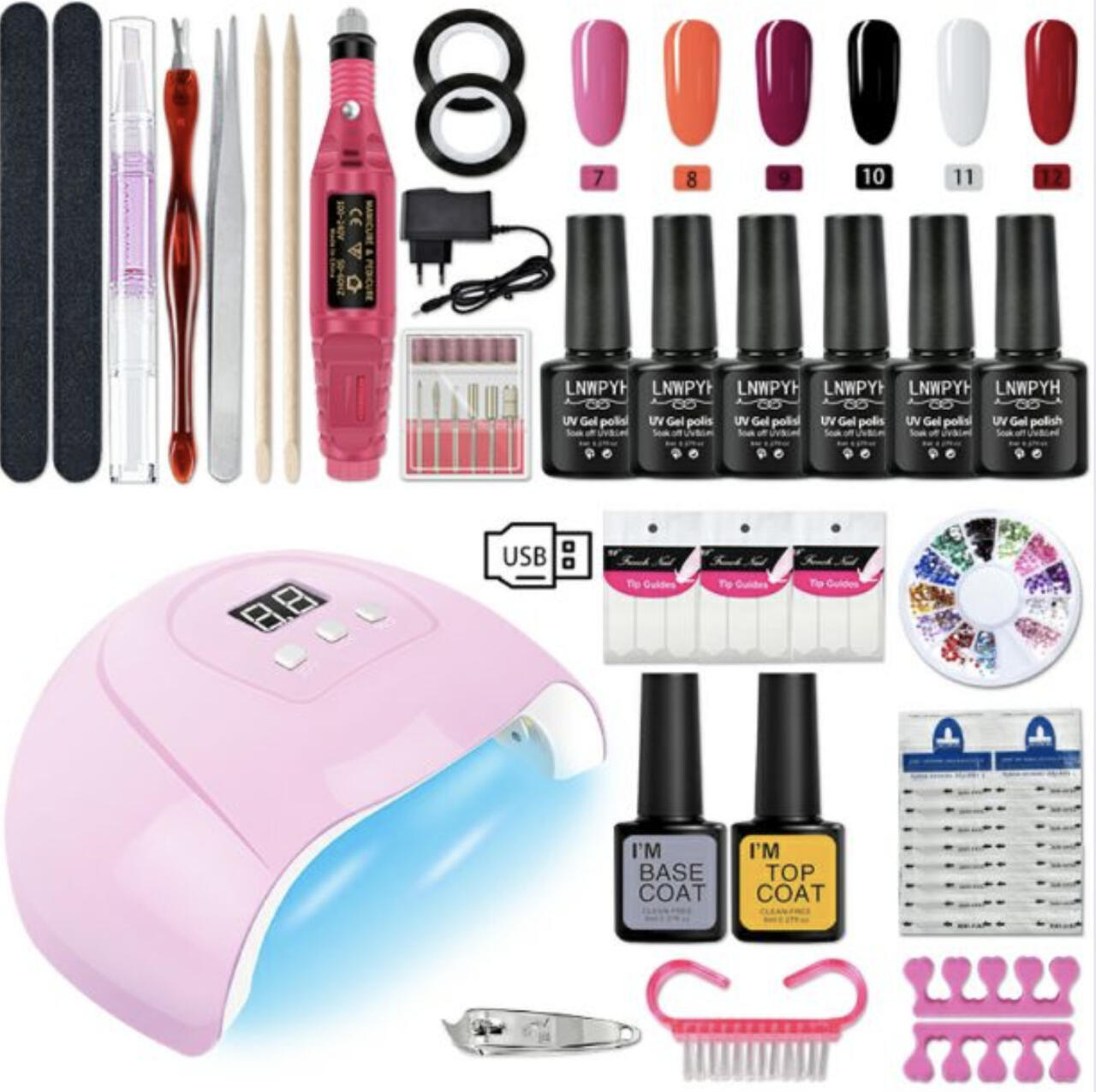 KIT DE UNHAS +44 PRODUTOS