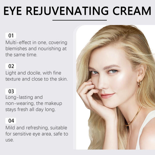 "Contorno de Olhos Rejuvenescedor Antirrugas Iluminador – Olhar Radiante e Rejuvenescido".