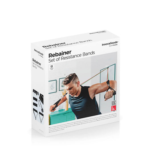 :Conjunto de Bandas de Resistência com Acessórios e Guia de Exercícios – 5 Peças