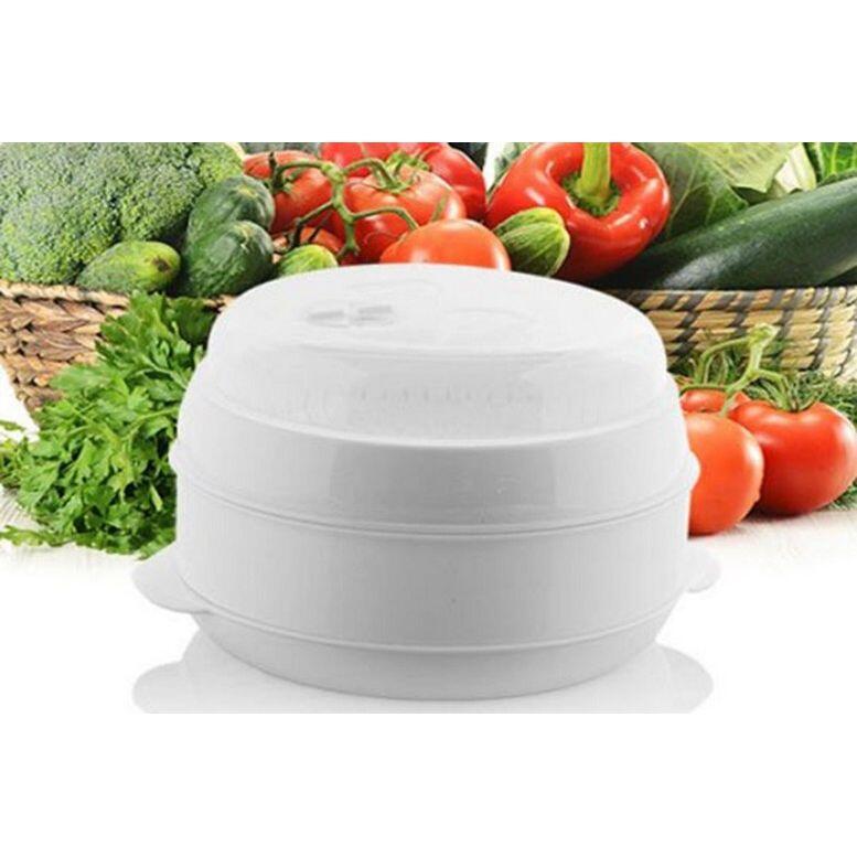 Caçarola a Vapor para Micro-ondas – Cozinhe de Forma Rápida e Saudável!"