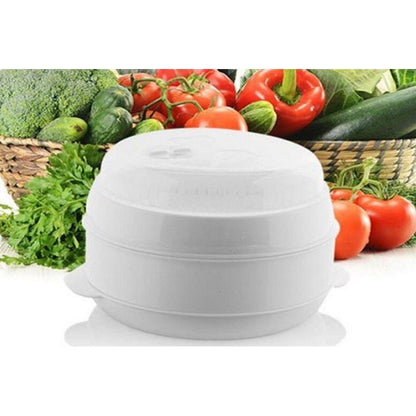 Caçarola a Vapor para Micro-ondas – Cozinhe de Forma Rápida e Saudável!"