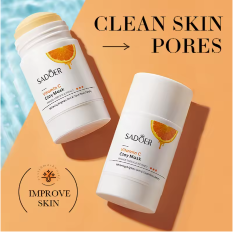 "Luz Instantânea: Máscara Detox com Vitamina C"